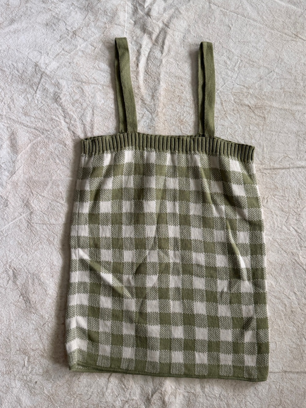 Misha & Puff Gingham Knit Tank